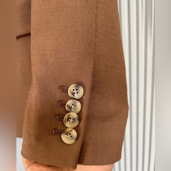 J. Crew Regent Blazer - Wool Flannel - Camel - Picture 7 of 10